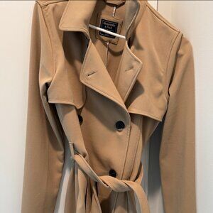 Camel Abercrombie Trench size small